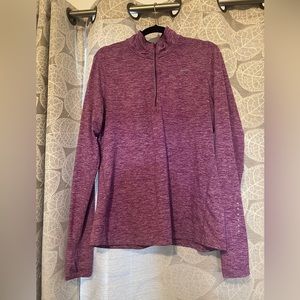 PRICE DROP!! Nike Dri-Fit pull over size L in purple! Gently used.